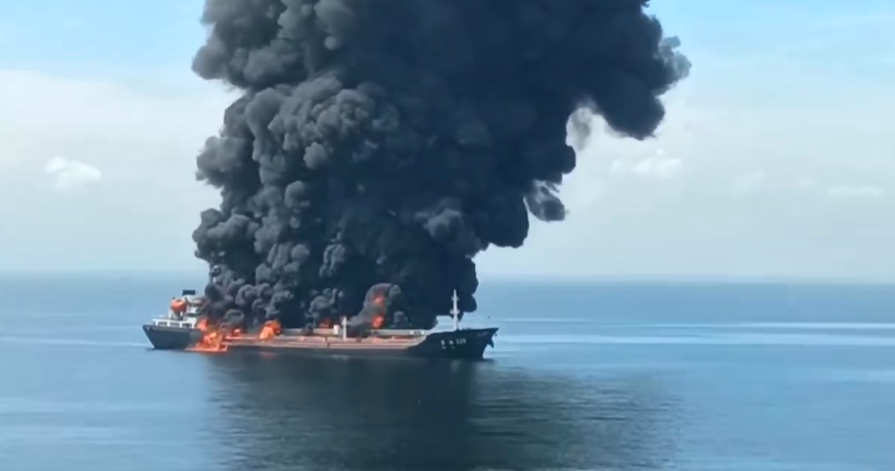 缅甸南部油轮起火事件，灾难中的变化与自信挑战